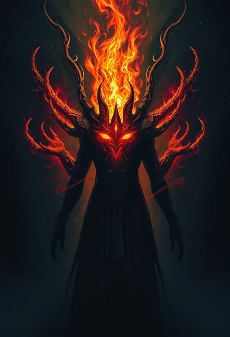 A mysterious figure with eyes that burn like fire, standing in the shadows of the night. This person possesses a fearful symmetry, crafted by an immortal hand. Their heart beats with a dreadful power, forged in a celestial furnace, as stars weep and the heavens bless their creation.