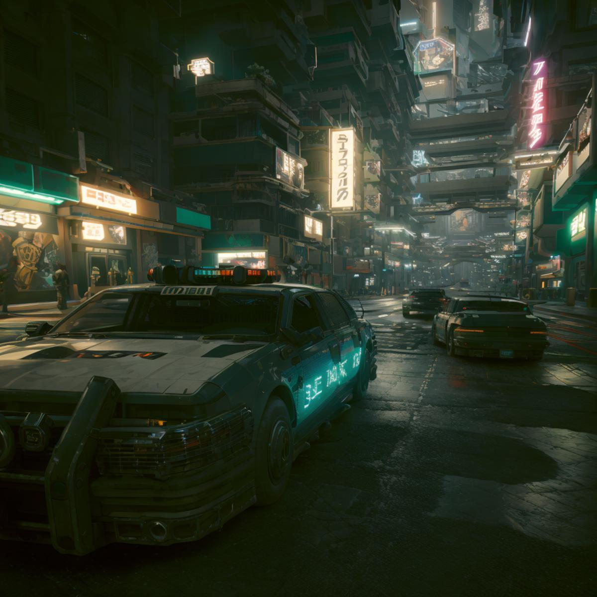 Cyberpunk 2077 Police Car (Cortes V6000 NCPD Overlord) image by DEAL