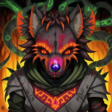 Neon monster