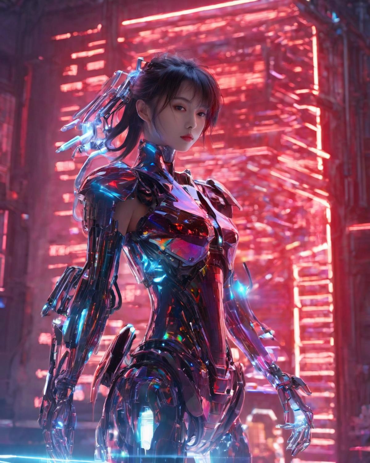 Futuristic laser hologram-clothes-items-mecha-halo全息[SDXL白棱Lora] image by Shan_bailing