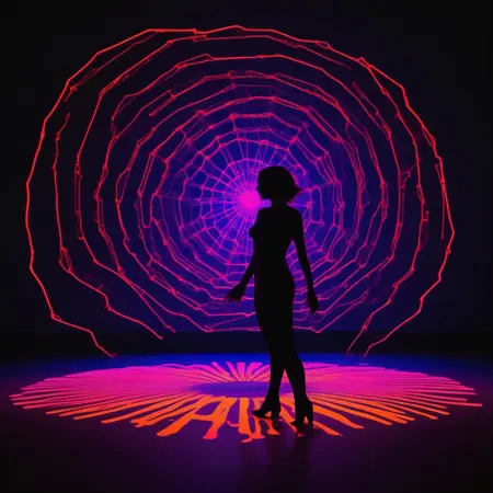 Techno Fairy Psychedelic Shadow Lights