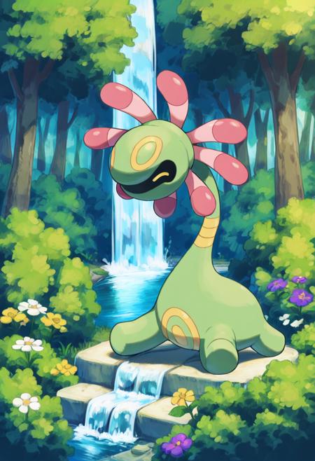 Cradily: Suction Cup Barnacle | ユレイドル (Pokedex #0346) [Illustrious] v1.0