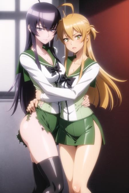 highschool of the dead rei and saeko