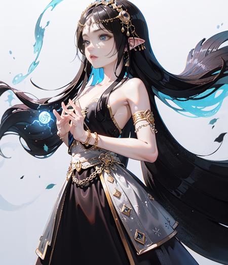 (white background:1.5), (full body:1.4),, 1girl, solo, long hair, ((black hair:1.5)), skirt, jewelry, small breasts, platform footwear, white skirt, bracelet, looking at viewer, full body, multicolored eyes,((red bowhair)), bow at back, holding, breasts, blue eyes, armlet, thighlet, straight  hair, cloud, (see through clothes), (white clothes: 1.2) , china goddess, 
casting magic, energy,  (water wave:1.2), (out door, night sky)
beautiful detailed eyes, (1girl:1.3), magician, enchanting spell, high-angle view, magical forest, otherworldly beauty, casting pose, invocation effects, soft and ethereal light, fantastical atmosphere, mystical creatures, empowering allies, enhancing abilities, elemental magic, swirling energy, pulsating aura, determination, support, vibrant colors, glowing runes, levitating, swirling leaves, teamwork, magical bonds, protective shield, guiding light, shimmering particles, enchanted surroundings, harmony with nature, hope, wisdom, ancient secrets, celestial beings, arcane knowledge, mystic symbols, spellcasting, elemental forces,, battle pose
detailed face, (intricate details), (ultra high res), (water magic)
 <lora:China_goddess:0.5>