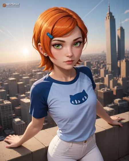 Gwen Tennyson Ben 10 + Lucky girl Pony Illustrious