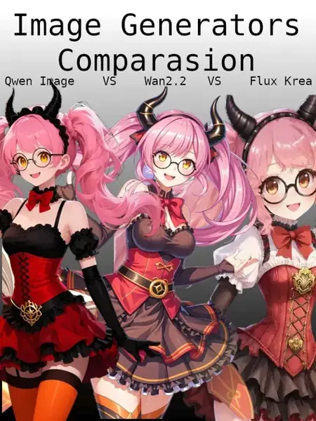 Image Generators Comparasion ( Qwen Image vs Flux Krea vs Wan2.2 T2I)