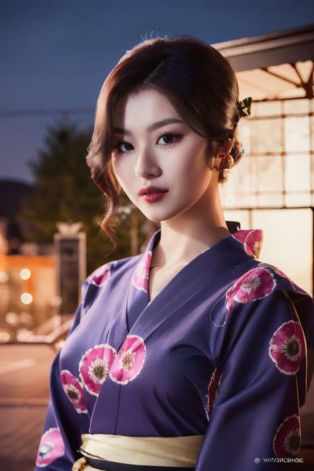 <lora:Sana_BRA:1>, (a picture of Sana, yukata, night time), (detailed lighting, extremely detailed skin, extremely detailed hair, shadows, 8k), looking at viewer, (High Key Lighting), masterpiece, top quality, best quality, official art, unity 8k wallpaper, highres, ultra-high res, ultra-detailed, beautiful and aesthetic