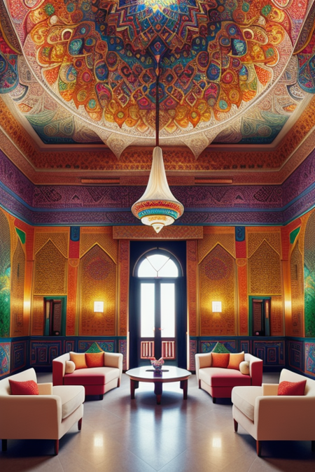 made of ral-kldscop, Airbrush painting, landscape of a Gorgeous (Fez:1.1) and Hotel, inside a Calanque de Morgiou, stylized by Anton Fadeev, Vivienne Tam and Chase Stone, Solarpunk Art, Ilford XP2 400, F/14, Lomography, robotic, <lora:ral-kldscop-000009:1>, sharp focus, extremely stylish, inspired, positive emotional, extremely rich detail, stunning