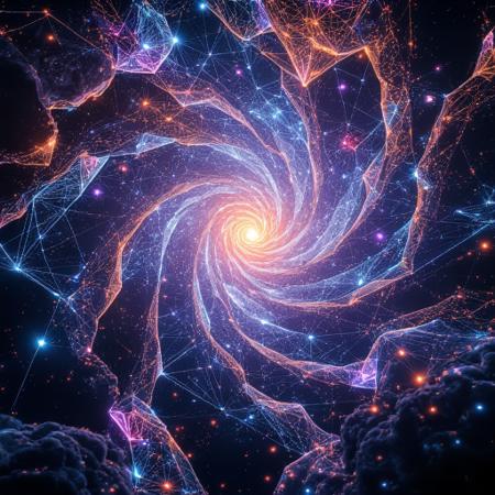 A surreal visualization of quantum geometry V1