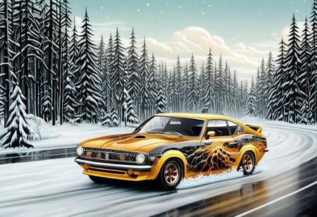 cuteup, cute, cutieup, car made of RetroBG, RetroBG, cat made of RetroBG, snow, ice, Surreal with macabre undertones, earthy surreal edge,  car made out of countless RetroBG, snow, ice, hyper detail, masterpiece, score_10, randshadscree, anime drawing style, anime movie, driving at high speed,countless galaxy,yellow,  sports car made out of fr0stwrld, snow, ice, bright blue and yellow energized sport car, score_9, score_8_up, score_7_up, score_6_up, shiny, driving, shiny, cloudy forest, Made of fluffy clouds, clutter, trash, fr0stwrld, snow, ice, Retro, RetroBG