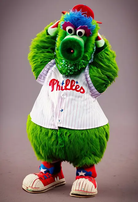the Philly Phanatic (Philadelphia Phillies mascot)