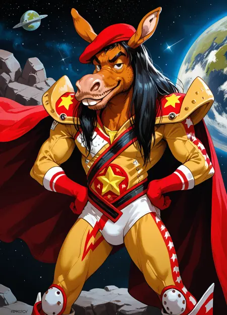 Starchild (Donkey & Human Forms) (Gloryhallastoopid)