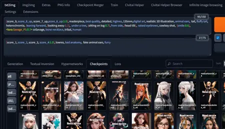 SD WebUI Prompt Style