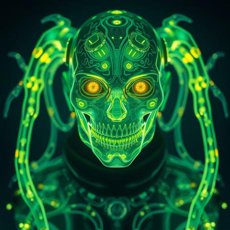Masterpiece, a bioluminescence translucent polonium/humanoid, 32k, 16k, 8k, cinematic art,