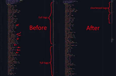 Lora metadata shortener/cleaner