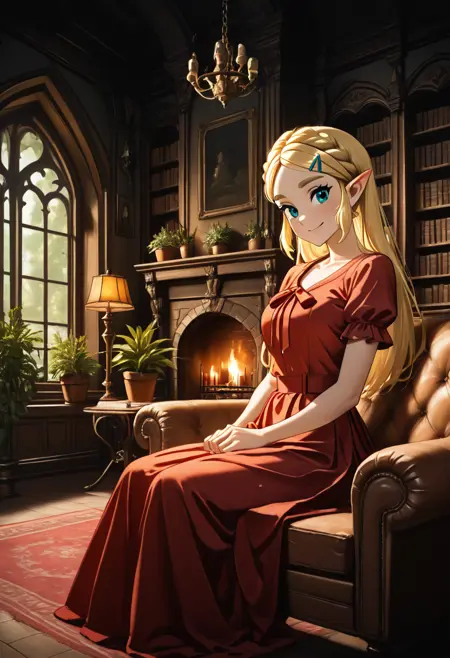 Dark Academia (Interior Space) [Illustrious & SDXL & Pony]