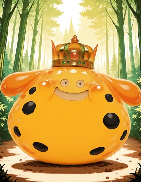 Mottle king slime / ぶちキング (Dragon Quest) Illustrious