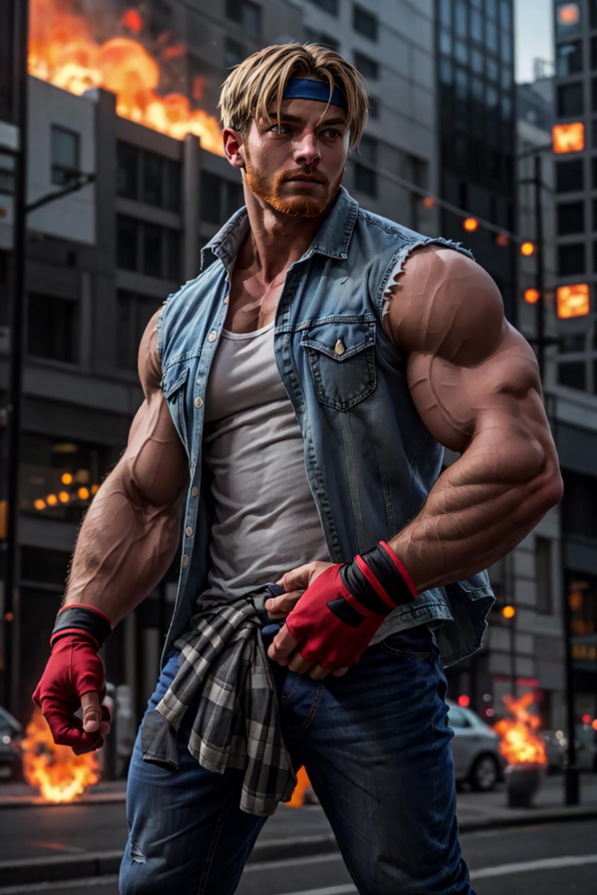 Axel Stone [Streets of Rage] v1.0 Stable Diffusion LoRA Civitai