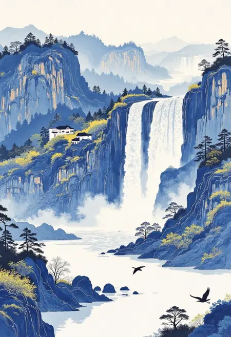 DJ_Chinese-Style Landscape Painting_Landscape Scene Generation