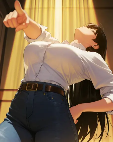 Boa Hancock pose (One Piece) - Extreme Looking Down Pose