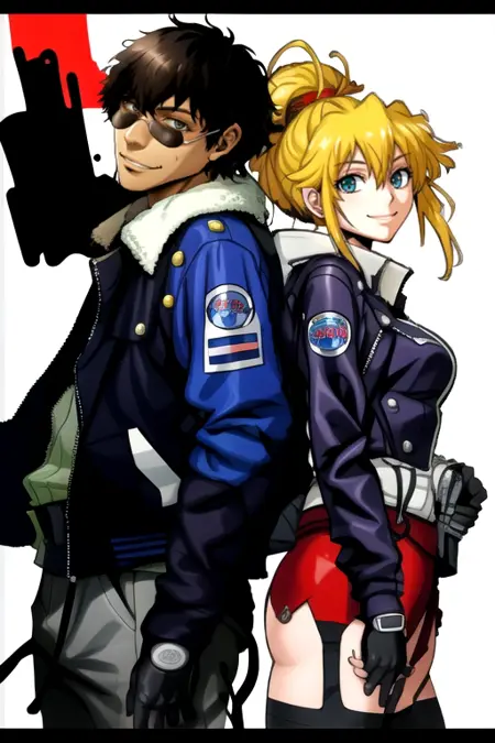 Souji Murakumo x Excellen Browning (Super Robot Wars)