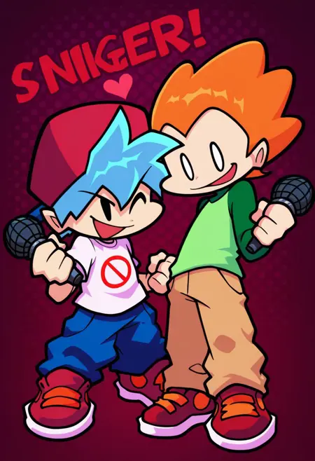 Boyfriend and Pico - Friday Night Funkin'/Pico's School