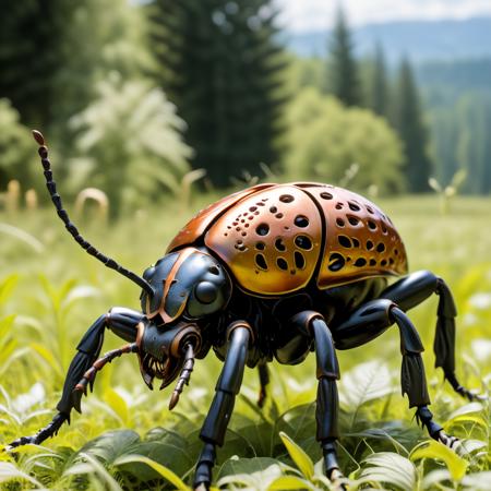 highly detailed candid photo of giant beetle:1.3,

giant beetle,black beetle:0.4, orange beetle:0.4, yellow beetle:0.4, field, realistic:1.3

masterpiece, best quality:1.1, 

ultra photoreal, photorealistic:1.0, sharp focus:1.1, 
depth of field:1.1, 

50mm, style of Nathan Wirth, Hasselblad X1D II, Porta 160,
