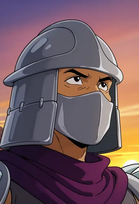 Shredder (TMNT 1987) Cartoon Screen-Captured