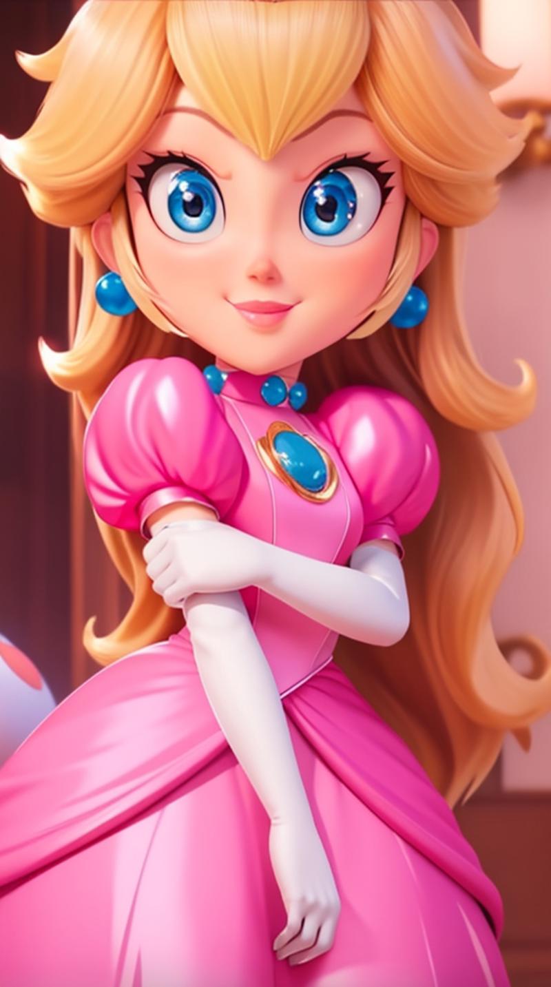 princess peach - The Super Mario Bros. Movie - movie like image by marusame