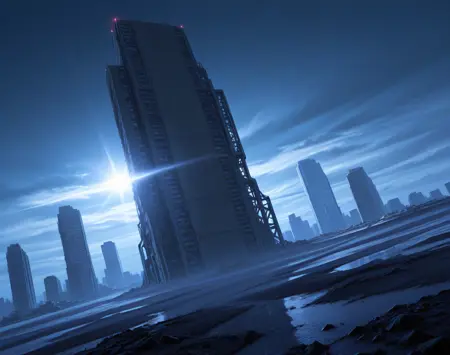 Post Apocalyptic City (Landscape) (Illustrious) (AD)