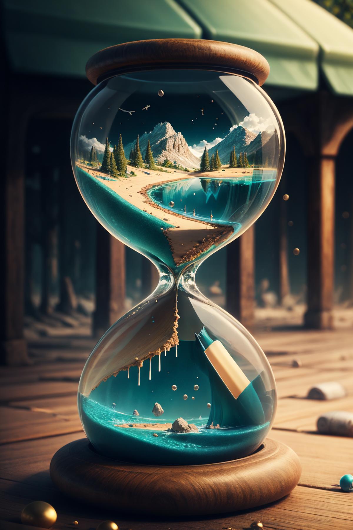 Hourglass | Concept glass Sora image by SoraSleep
