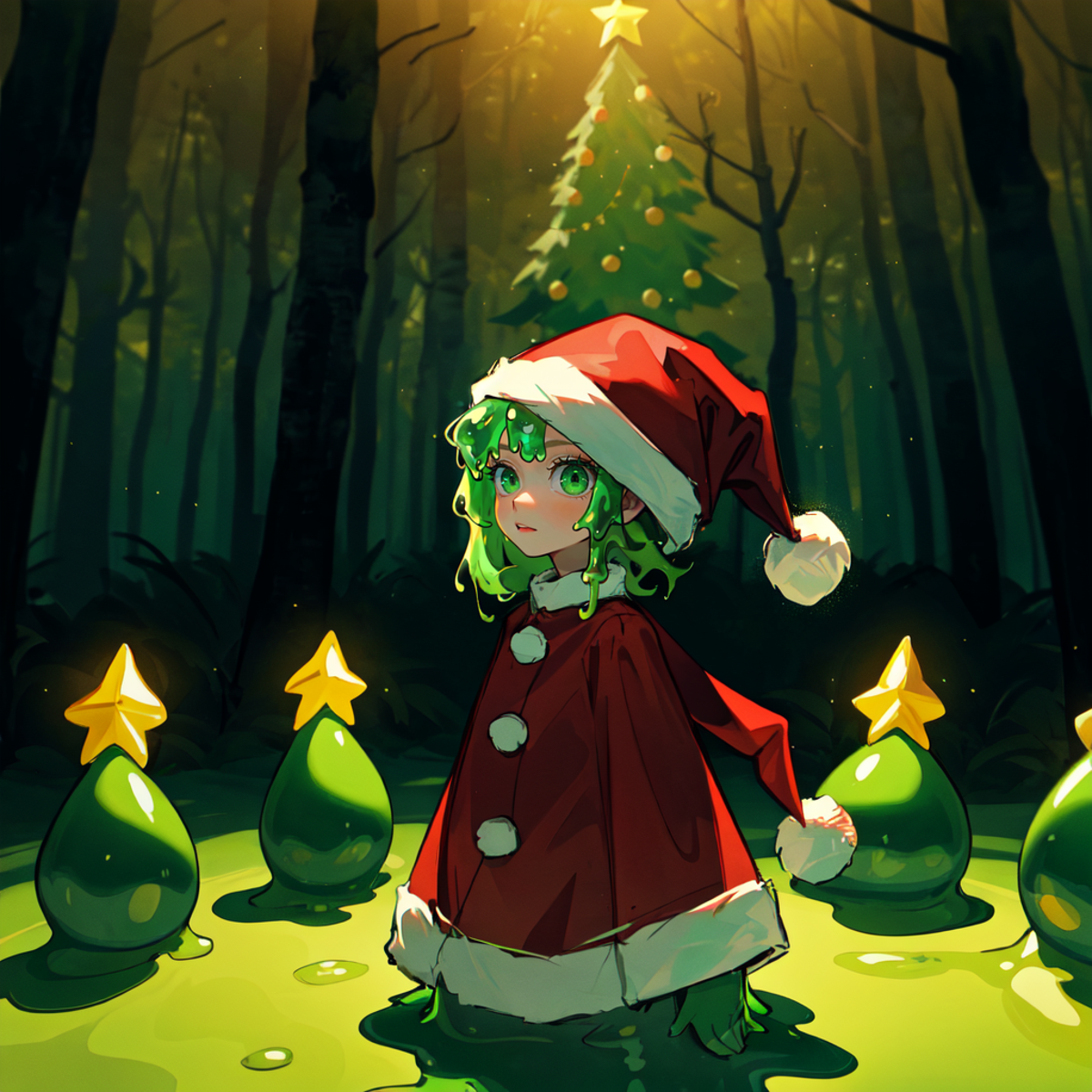 Mrs Claus Reincarnating as a Slime image by duskfallcrew