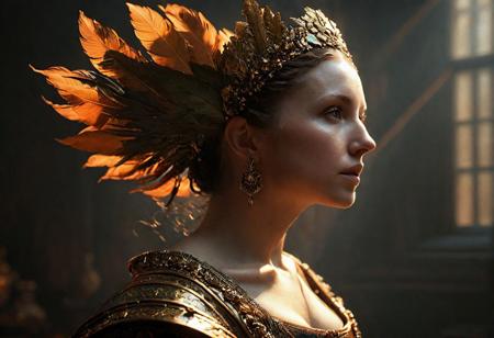 Danae, Rembrandt Van Rijn, digital art, 8K artistic photography, octane render, beautiful composition, trending on artstation, award-winning photograph, masterpiece