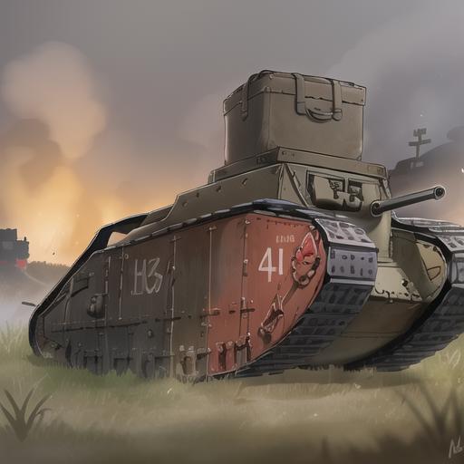 WW1 - British Mark IV Tank image by KingBarnaby