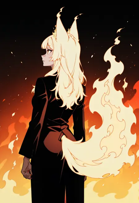Fiery Ears & Fiery Tail
