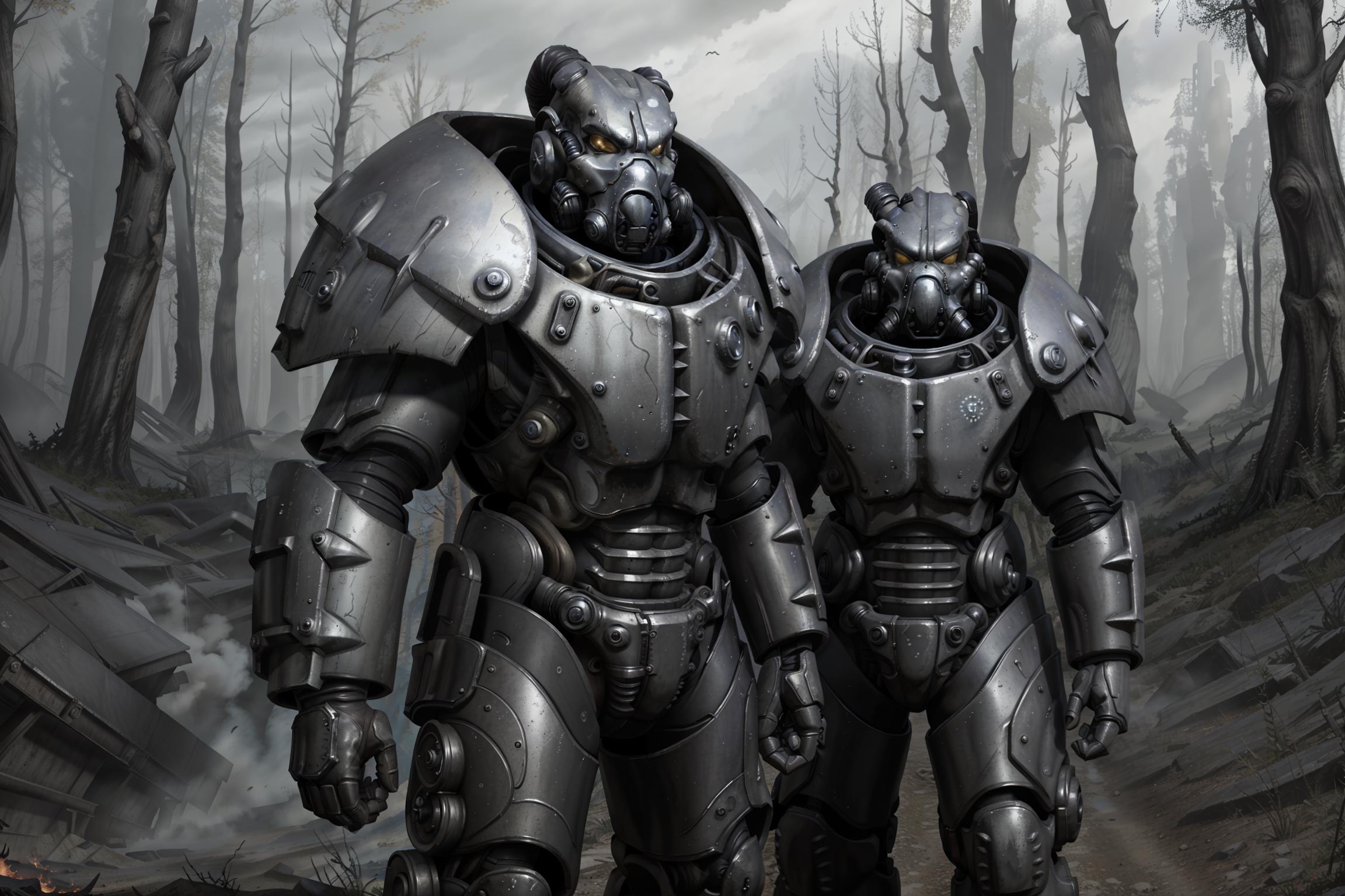 X-01 Enclave Power Armor LoRA image by Taloji