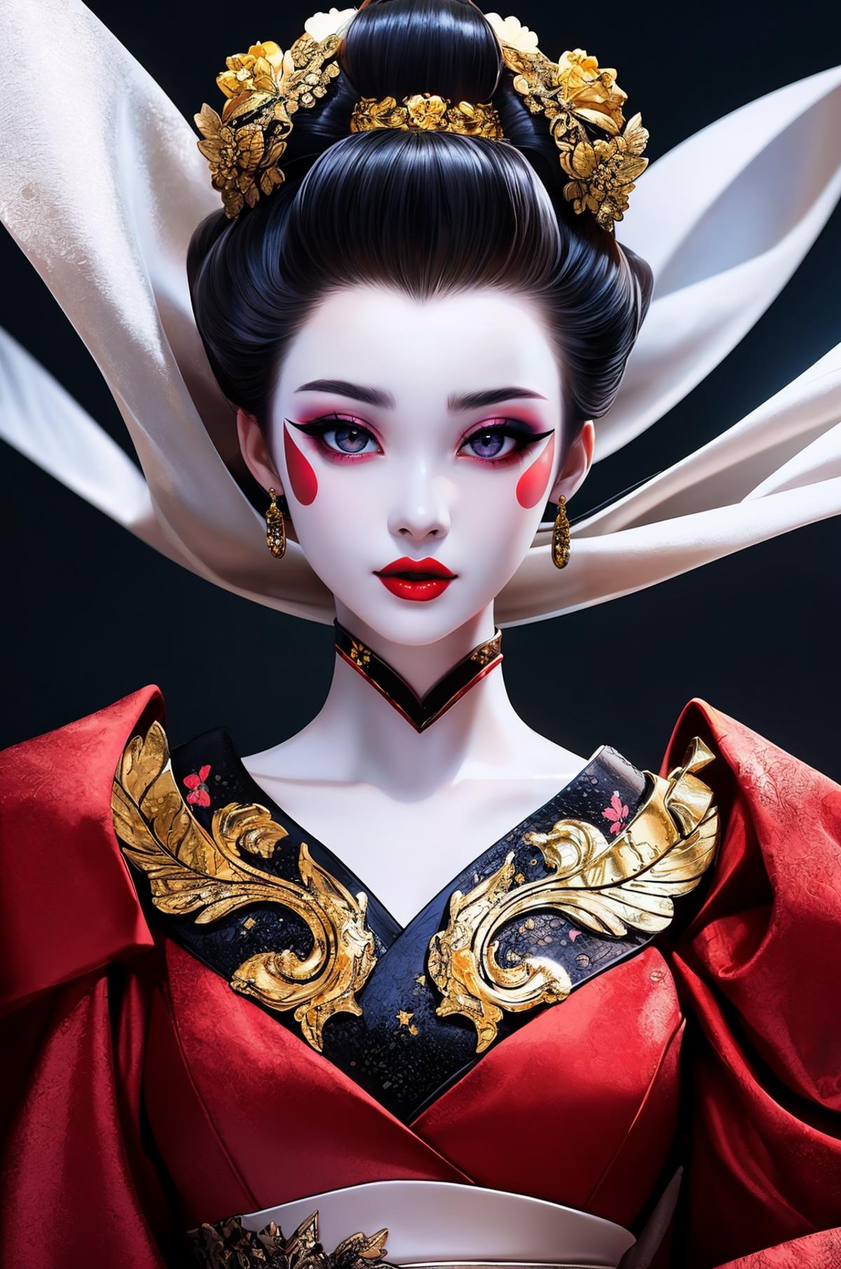 Geisha Makeup image by headupdef