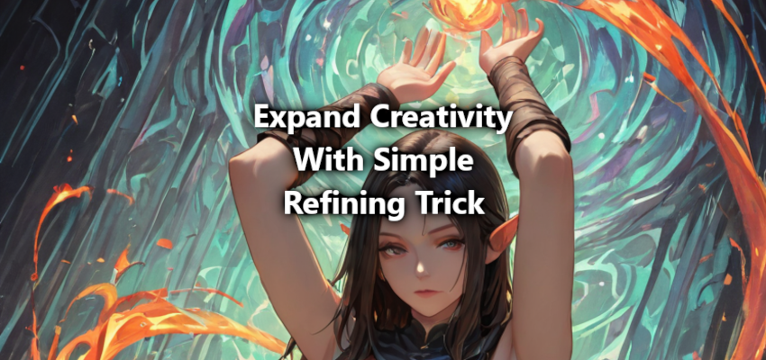 Expand Creativity with Simple Refining Trick