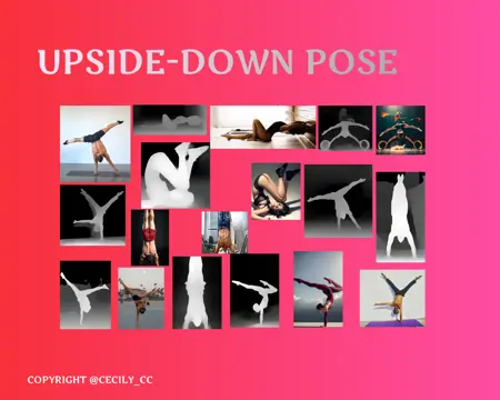 Upside-down pose