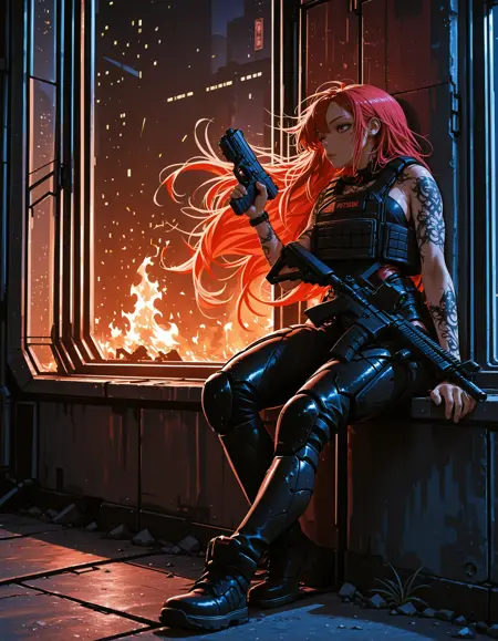 Pistol & Rifle Transition (Pose)