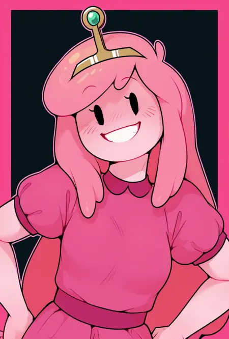 Princess bubblegum -- Adventure Time Dabble Style
