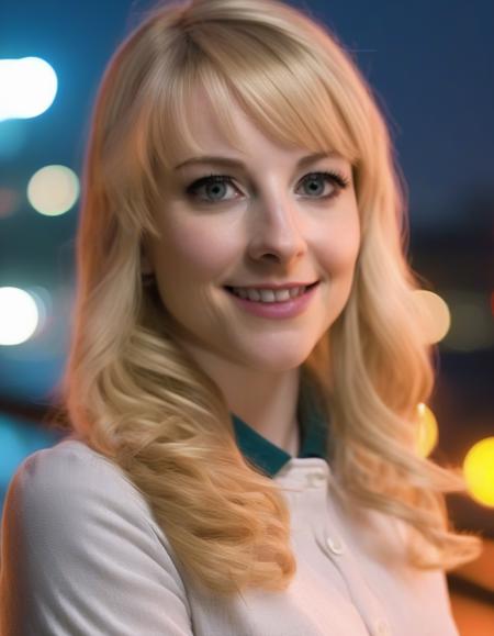 <lora:mlssrch 64-8:1>close up portrait photo of mlssrch woman, as Gwen Stacy, cinematic lighting, on a bridge at night