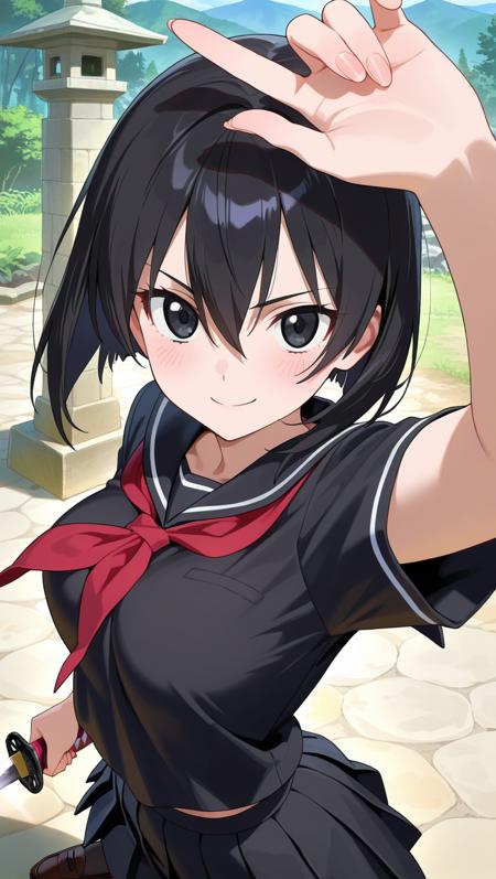 黑瞳-斩！赤红之瞳（Kurome-Akame Ga Kill） IllustriousXL