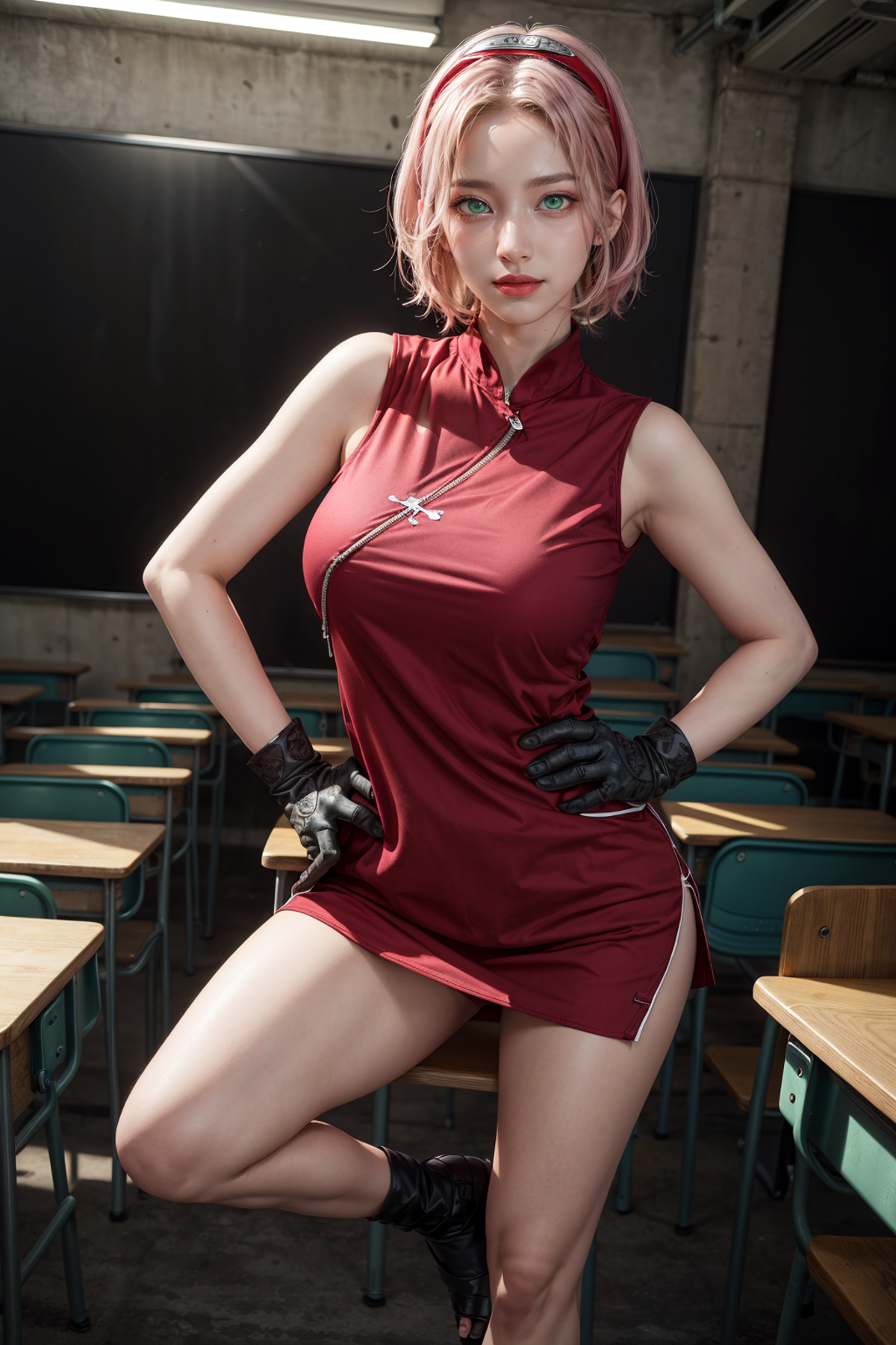 Sakura Haruno (春野サクラ) - Naruto (ナルト) - COMMISSION image by DarkPhoenixxx