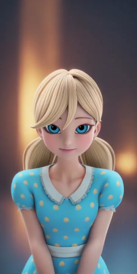 Aurore Beauréal, Ladybug, Miraculous. Different models and attires.