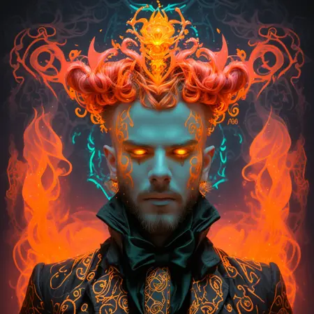 Digital Me Spectral Form Sdxl