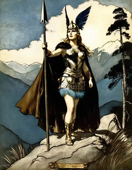 Arthur Rackham Style XL Nr. 1