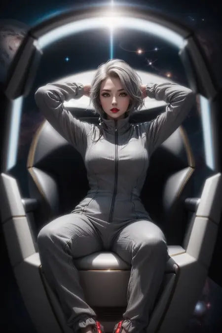 Sitting in chair poses