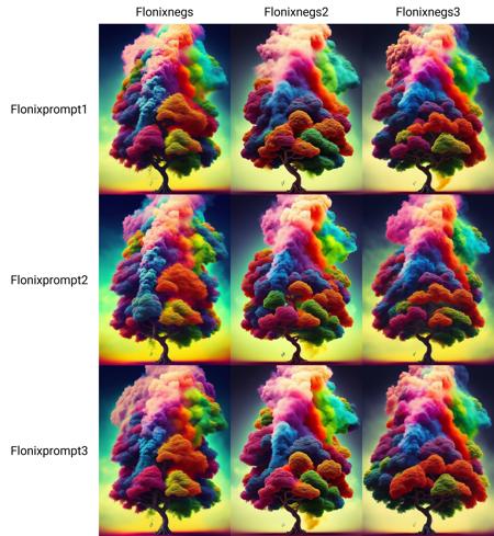 dreamlikeart tree of live, colorful smoke, Flonixprompt1