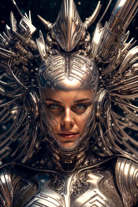 <lora:add_detail:1> <lora:ChromeTech:0.8> (masterpiece, best quality, realistic, detailed, sharp:1.2), intricate details, 1girl,  chrometech, android, scifi, sleek, ((explosive pose)), expressionism, movie still, ((liquid metal)), metallic, gleaming, metallic , metal reflection, symmetrical, clear reflection, clean metal, chrome, ballroom background